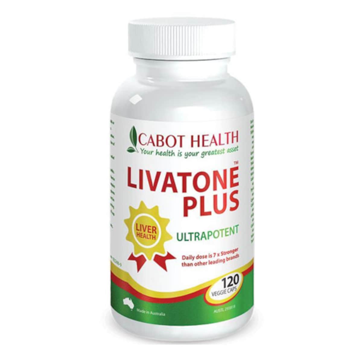 Cabot Health Livatone Plus Turmeric 120 Capsules Australia