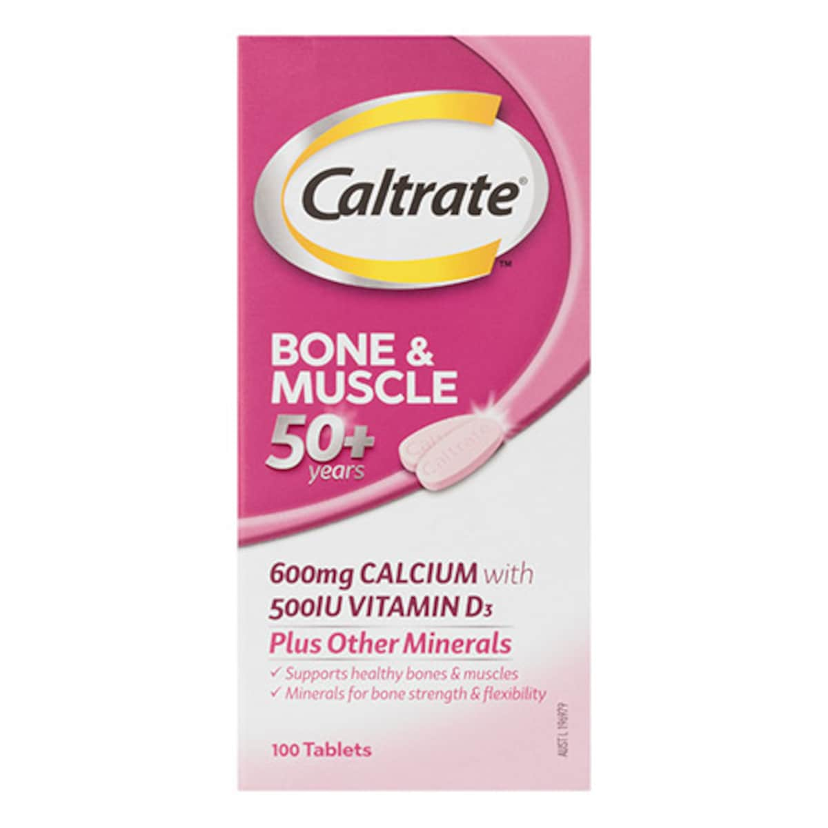 Caltrate Bone & Muscle 50+ 100 Tablets | Healthylife Australia