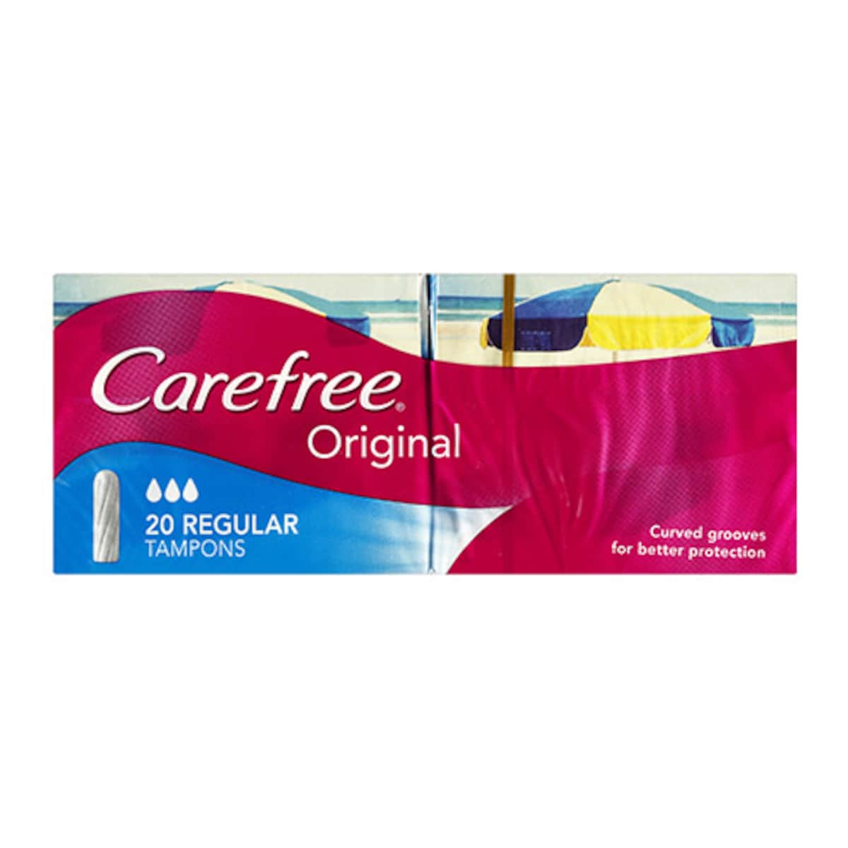 Carefree Original Tampons Regular 20 Pack