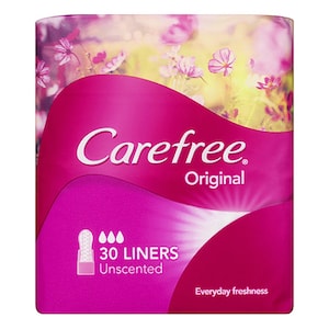 Carefree Original Unscented Liners 30 Pack