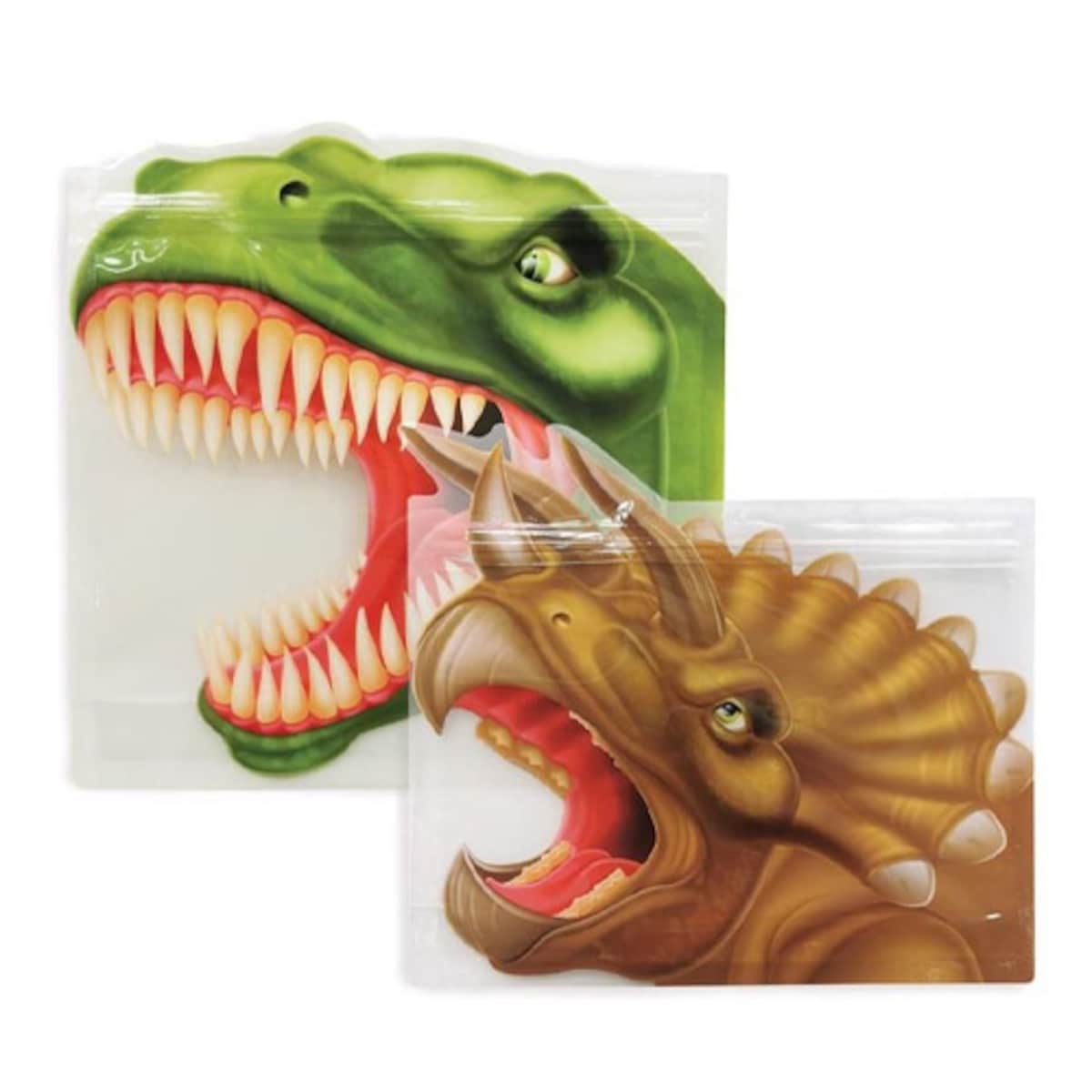 BPA Free Reusable Zip Bag Dinosaurs 8 Pack