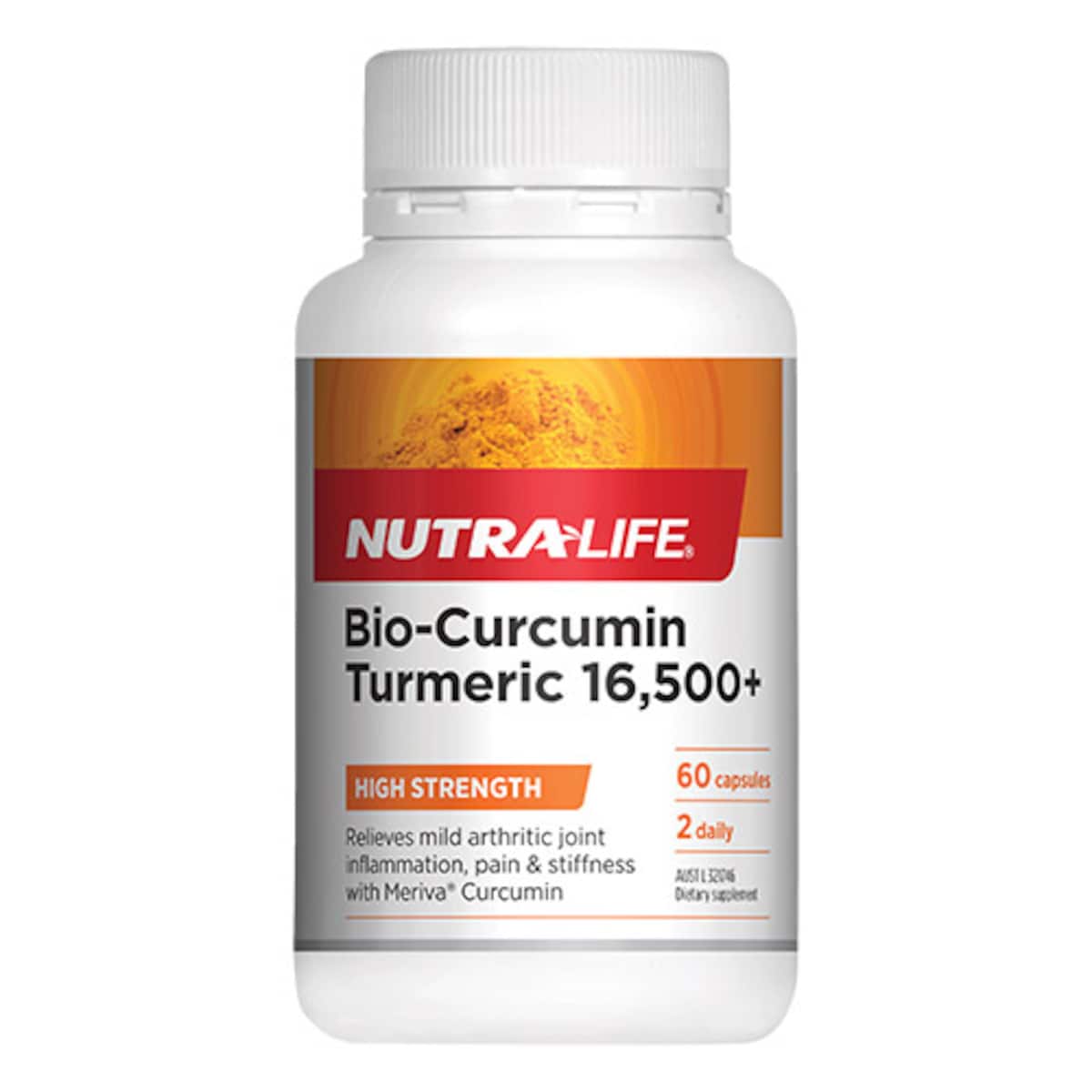 Nutra-Life Bio-Curcumin Turmeric 16500+ 60 Capsules Australia