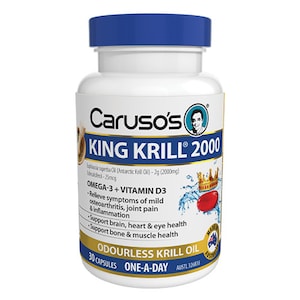 Carusos King Krill 2000mg 30 Capsules