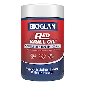 Bioglan Red Krill Oil Double Strength 1000mg 60 Capsules