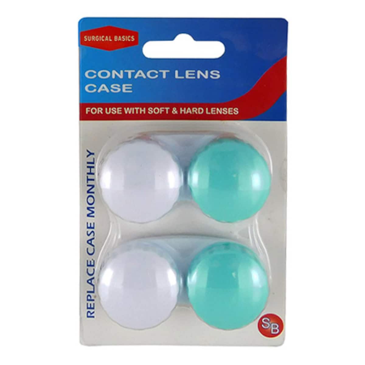 Surgical Basics Contact Lens Case 2 Cases