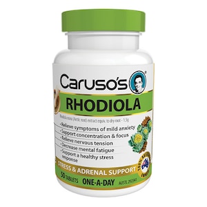 Carusos Rhodiola 50 Tablets