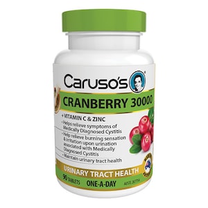 Carusos Cranberry 30000 High Potency 90 Tablets