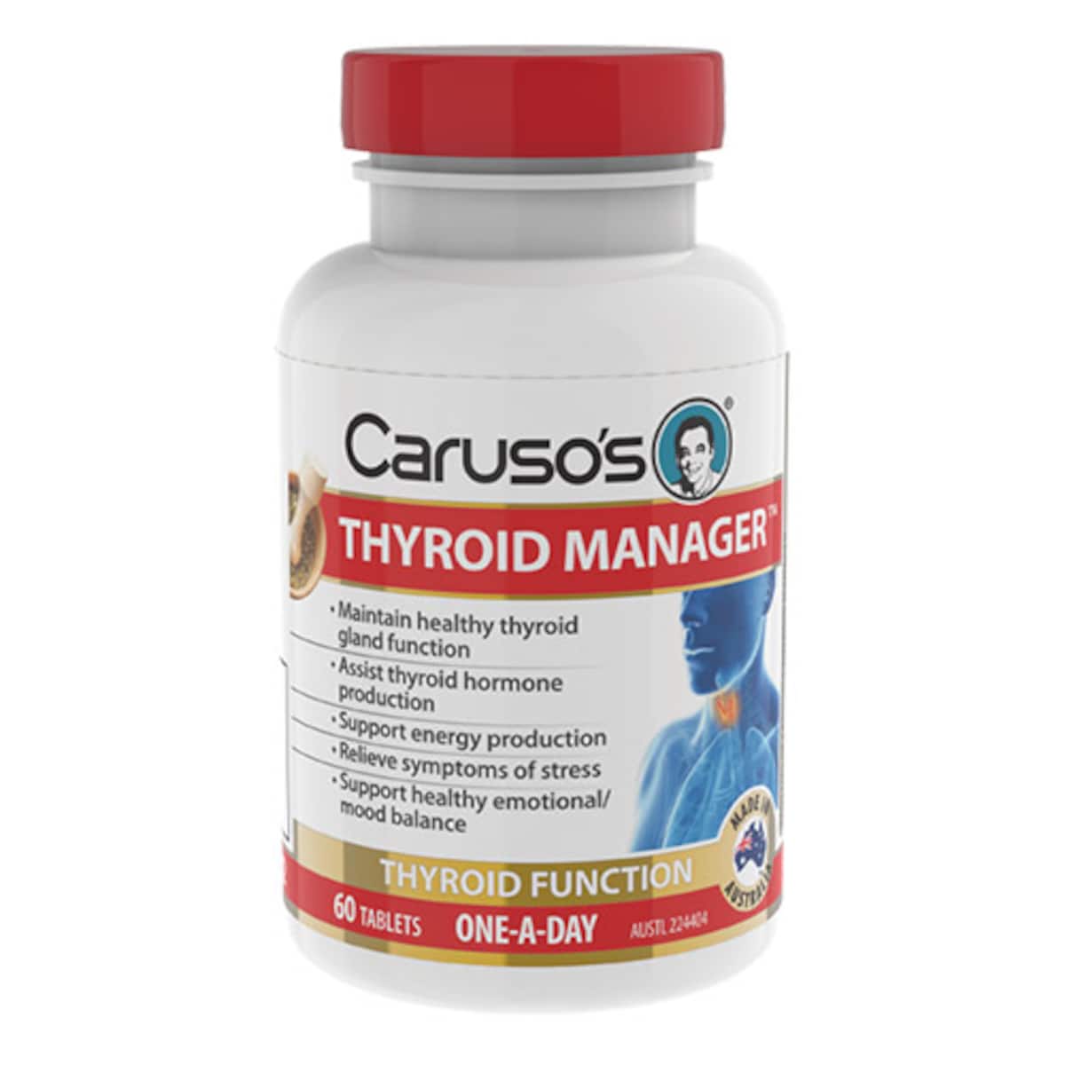 Carusos Thyroid Manager 60 Tablets