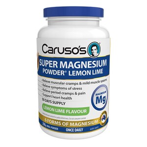 Carusos Super Magnesium Powder Lemon 250g