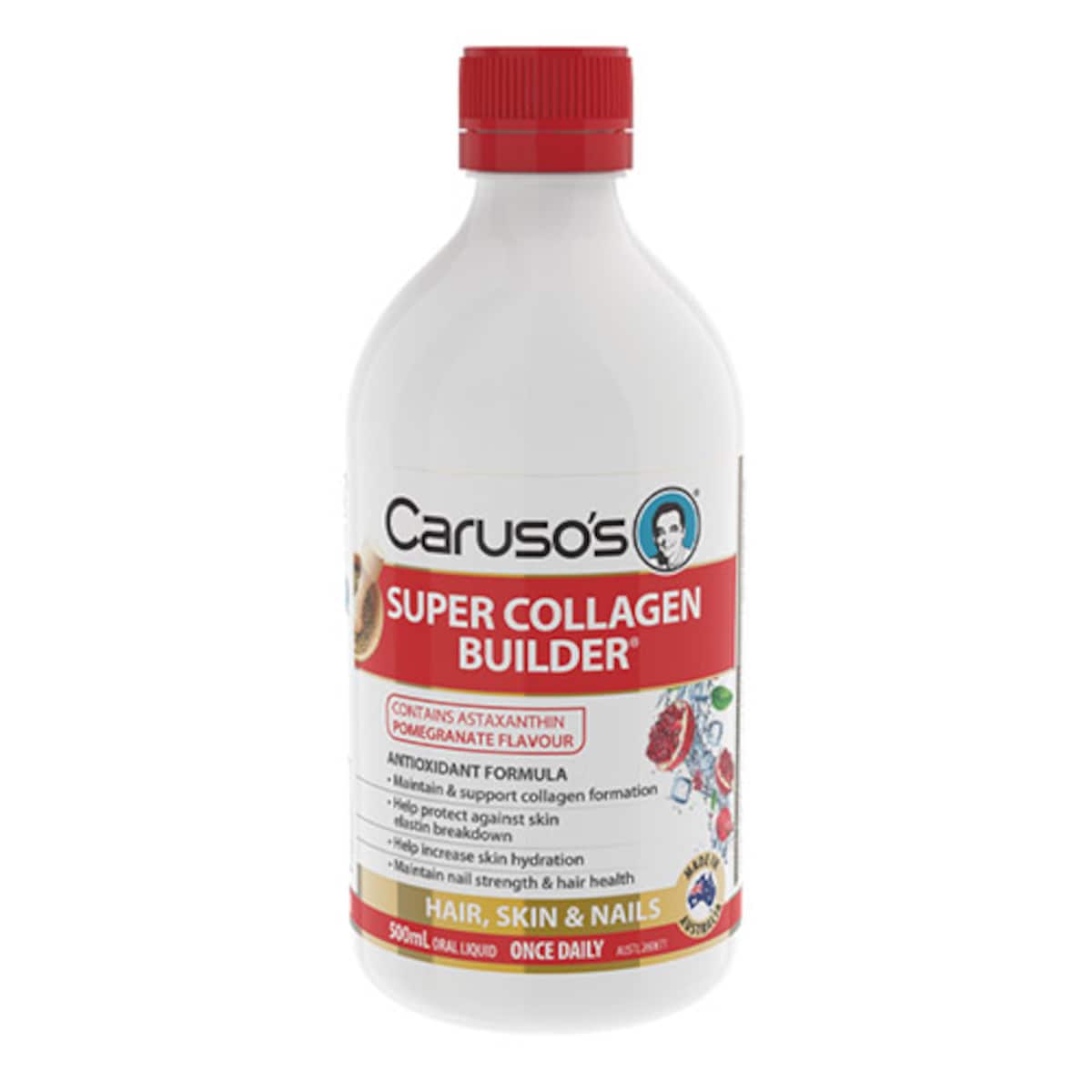 Carusos Super Collagen Builder Hair Skin & Nails 500ml