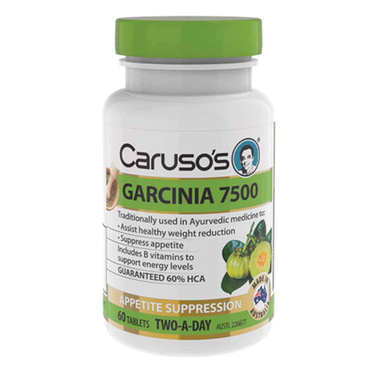 Carusos Garcinia 7500 60 Tablets Australia