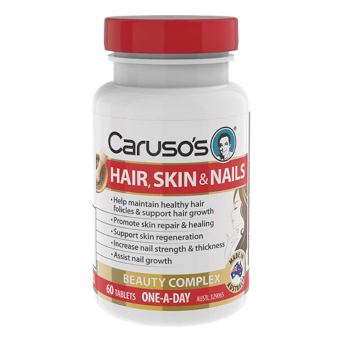 Carusos Hair Skin & Nails 60 Tablets