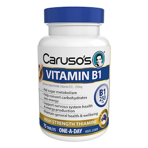 Carusos Vitamin B1 High Strength Thiamine 75 Tablets