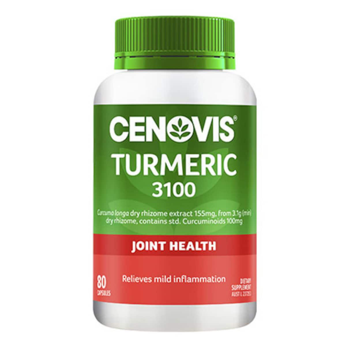 Cenovis Turmeric 3100mg 80 Capsules