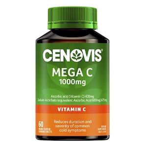 Cenovis Mega C 1000mg Orange Flavour Vitamin C 60 Tablets