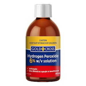 Gold Cross Hydrogen Peroxide 6% 400ml
