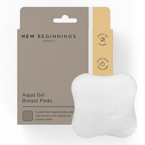 New Beginnings Disposable Aqua Gel Breast Pads 16 Pack