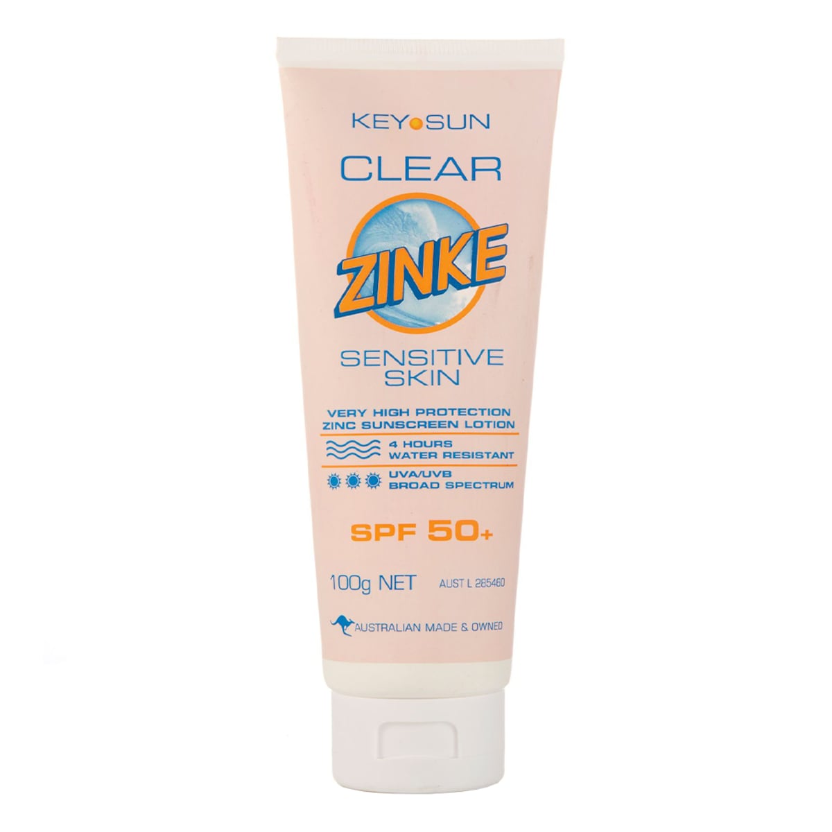 Key Sun Clear Zinke Sensitive SPF50 100g