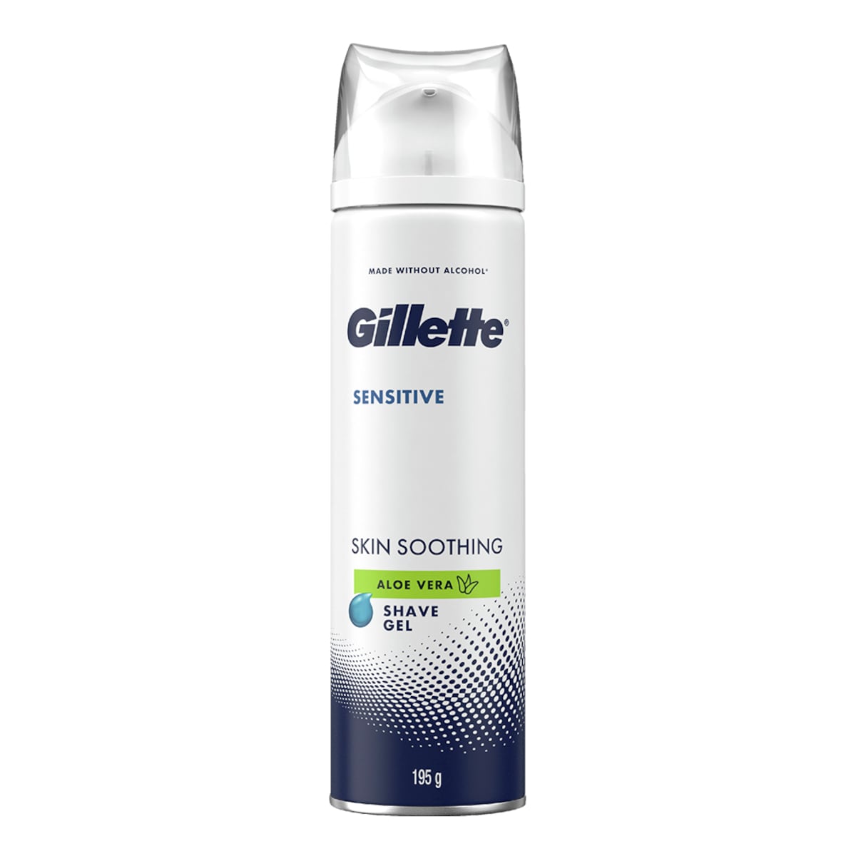 Gillette Sensitive Skin Soothing Shave Gel Aloe Vera 195g