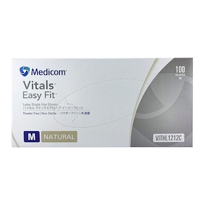Medicom Latex Gloves Powder Free Medium 100 Pack (Branding may differ depending on availability)