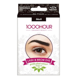 1000 Hour Plant Extract Eyelash & Brow Dye Kit Black
