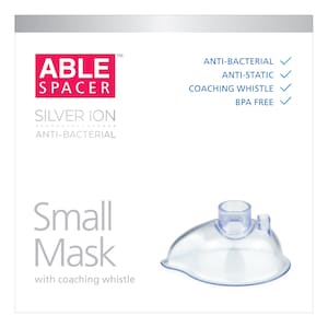 ABLE Spacer Whistle Mask AntiBacterial Small