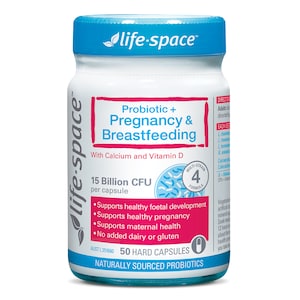 Life-Space Probiotic + Pregnancy & Breastfeeding 50 Capsules