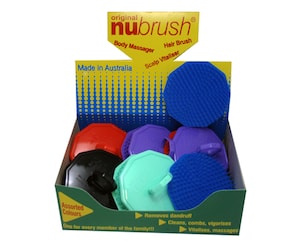 Nu Brush Hair & Scalp Brush (Colours selected at random)