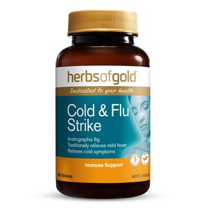 Herbs of Gold Cold & Flu Strike 60 Tablets