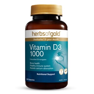 Herbs of Gold Vitamin D3 1000 240 Capsules