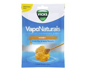 Vicks VapoNaturals Honey Flavoured Lozenges 19 Pack