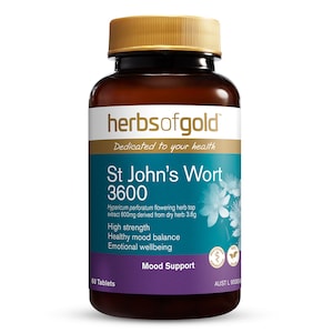 Herbs of Gold Extra Strength St Johns Wort 3600 60 Tablets