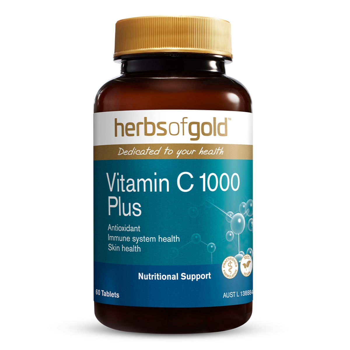 Herbs of Gold Vitamin C 1000 Plus 60 Tablets