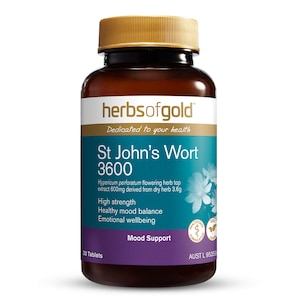 Herbs of Gold Extra Strength St Johns Wort 3600 30 Tablets