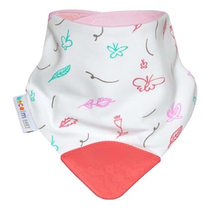 BeCalm Baby Dribble and Chew Teething Bib Butterfly