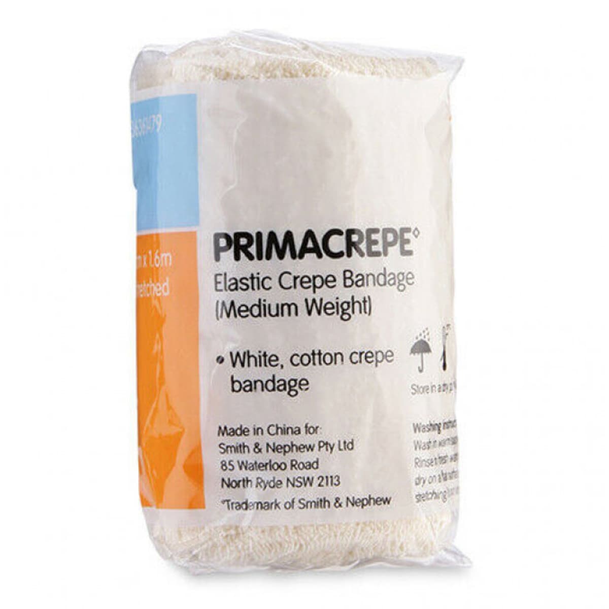 Primacrepe Elastic Crepe Medium Support 7.5cm x 1.6m by Smith & Nephew