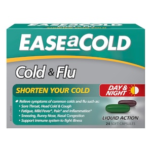 Ease a Cold Cold & Flu Day & Night 24 Capsules