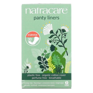 Natracare Panty Liners Curved 30 Pack