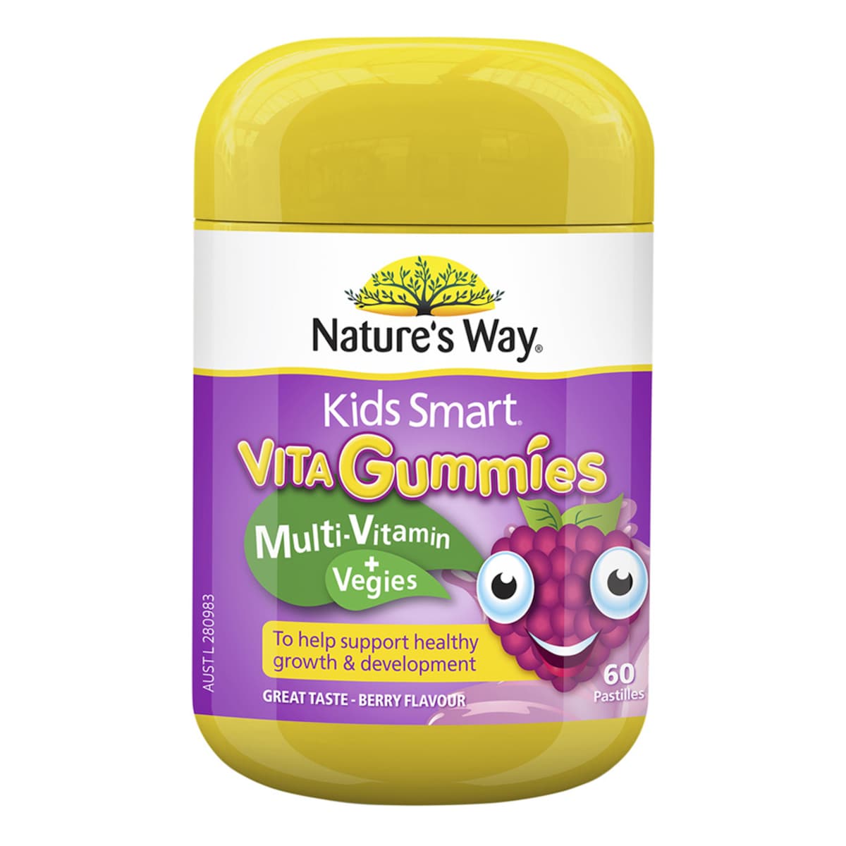 Natures Way Kids Smart Vita Gummies Multivitamin + Vegies 60 Pack