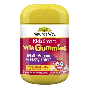 Natures Way Kids Smart Vita Gummies MultiVitamin for Fussy Eaters 60 Pack