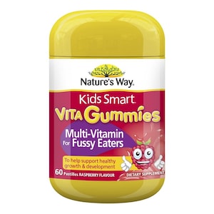 Natures Way Kids Smart Vita Gummies MultiVitamin for Fussy Eaters 60 Pack