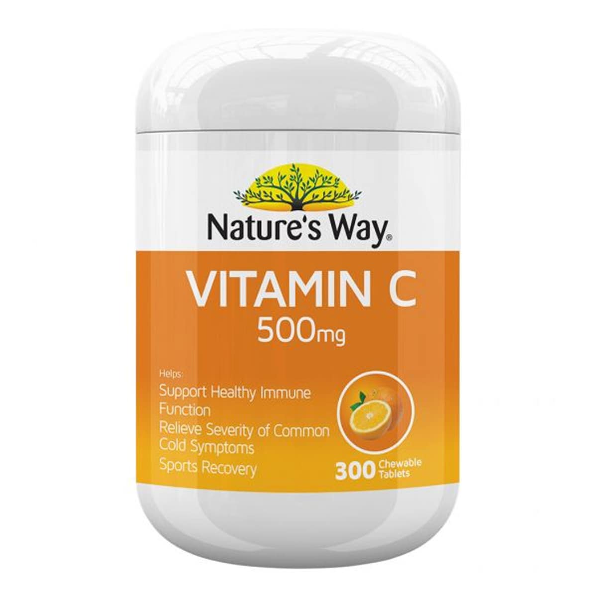 Natures Way Vitamin C 500mg 300 Chewable Tablets