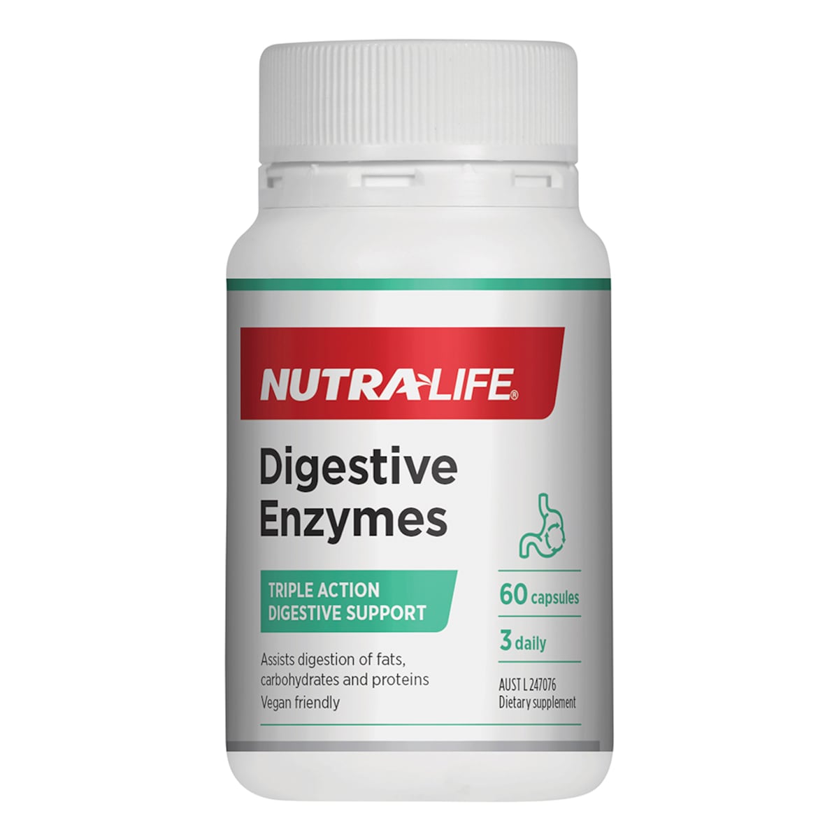 Nutra-Life Digestive Enzymes 60 Capsules Australia