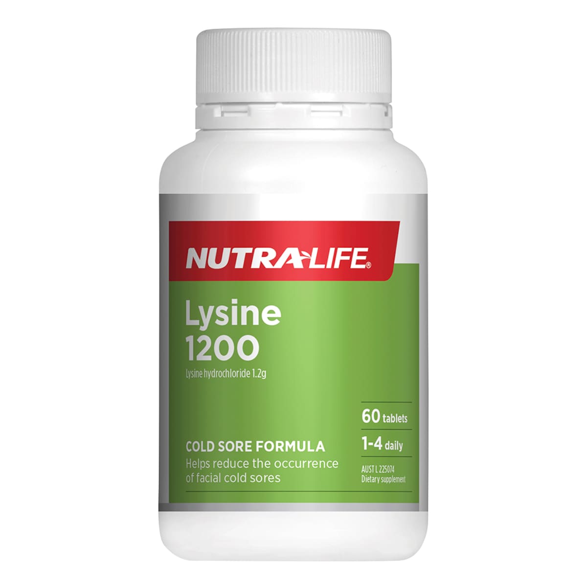 Nutra-Life Lysine 1200mg 60 Tablets Australia