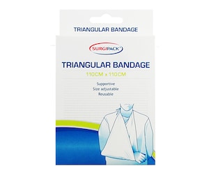 Surgipack Triangular 110cm X 110cm Single Bandage