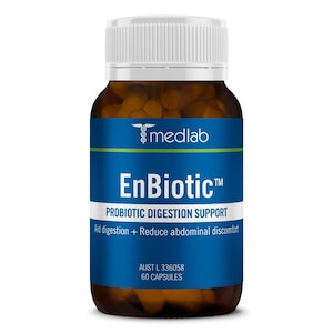 Medlab EnBiotic Probiotic Digestion Support 60 Capsules