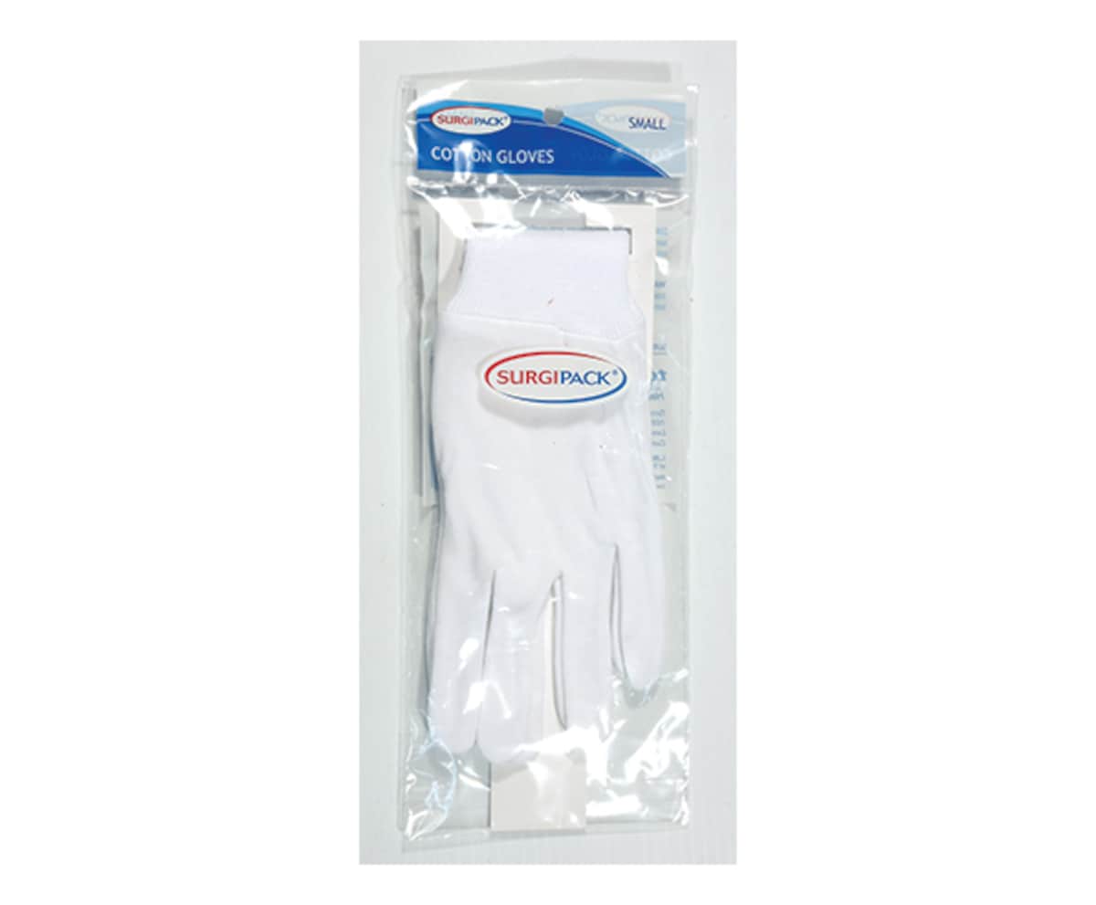 Surgipack Regular Cotton Gloves Small 1 Pair
