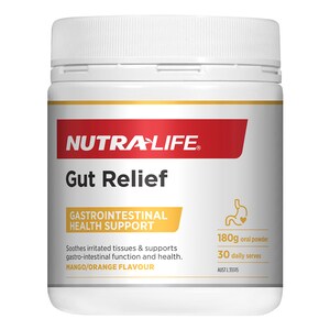 Nutra-Life Gut Relief Powder Mango/Orange - 180g