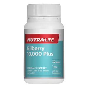 Nutra-Life Bilberry 10000 Plus 30 Tablets
