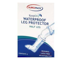 Surgipack Keep Dry Waterproof Protector Half Leg 2 Pack